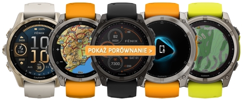 Porównanie zegarków Garmin Fenix serii 8