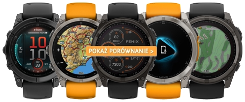 Porównanie zegarków Garmin Fenix E i serii 8