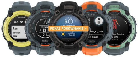 Porównanie zegarków Garmin Instinct E i serii 3