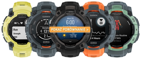 Porównanie zegarków Garmin Instinct E i serii 3